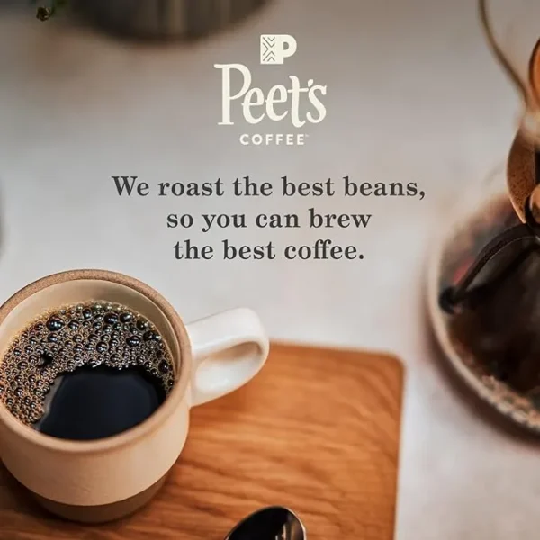 Peet's Coffee, Dark Roast Decaffeinated Coffee K-Cup Pods for Keurig Brewers - Image 4